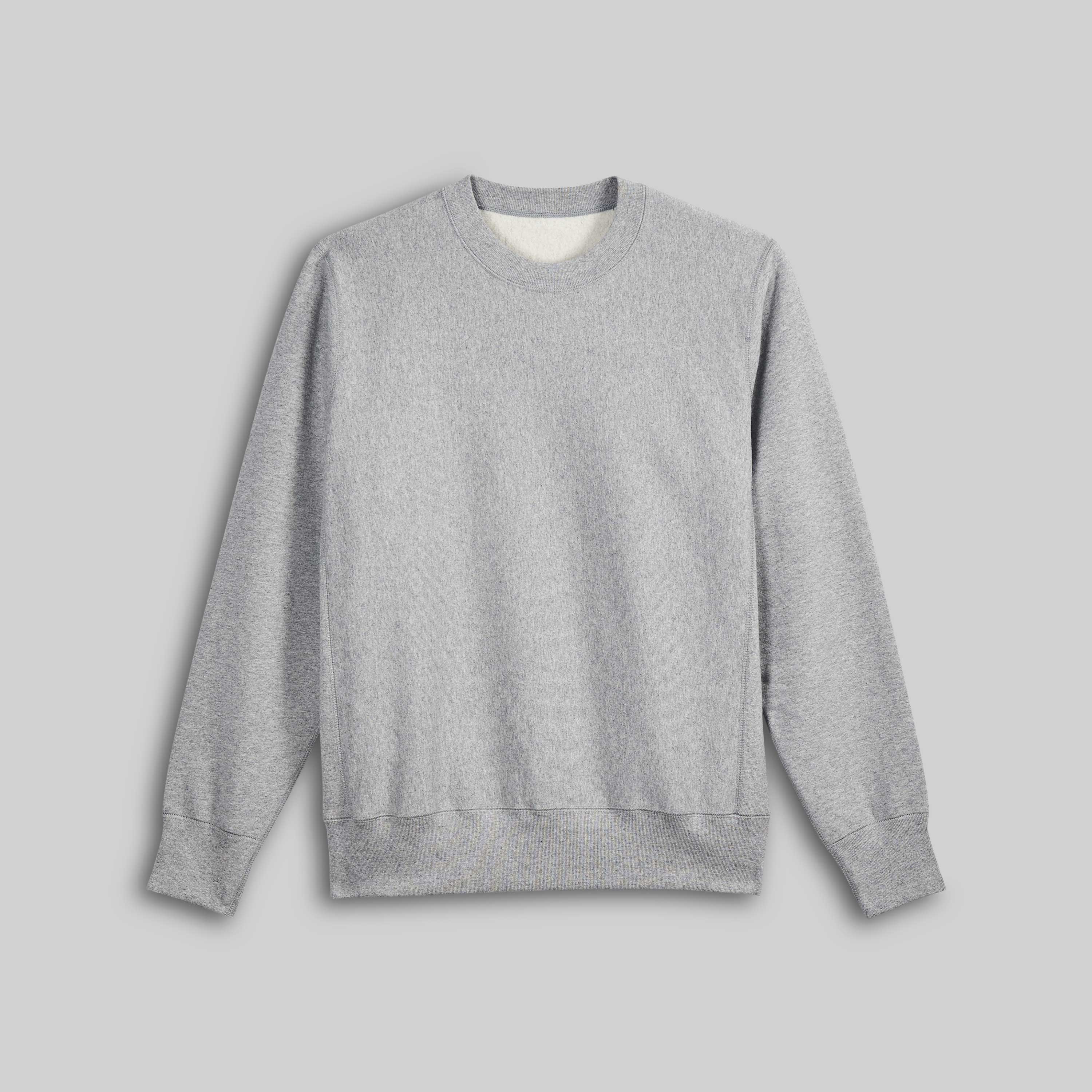 Grey crew sweater sale