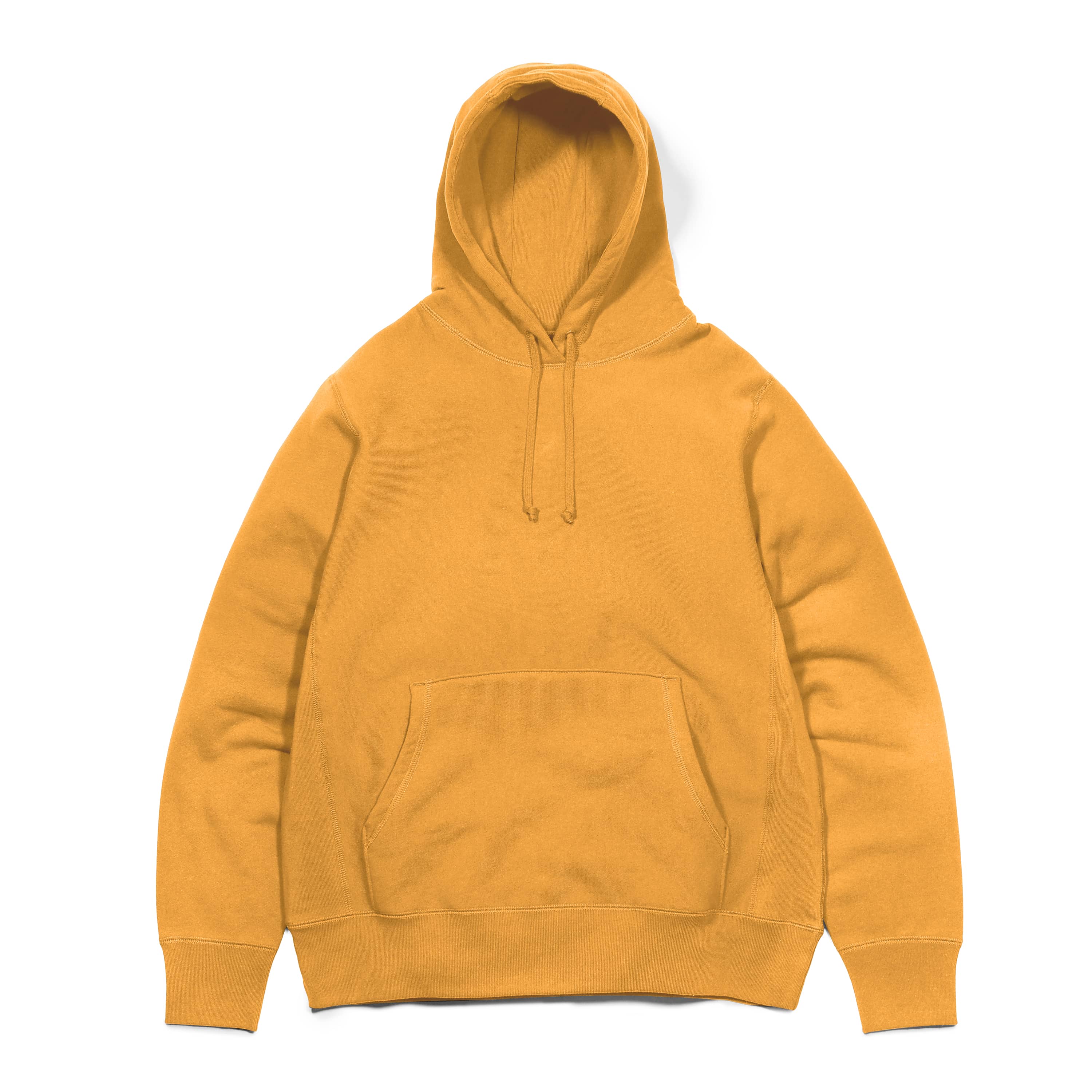 Hooded Sweatshirt - Mustard 400 GSM Fleece – House Of Blanks