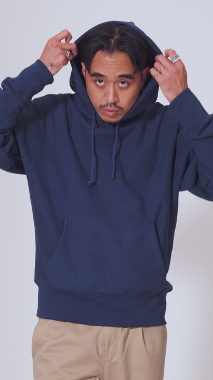 RELAXED FIT PULLOVER HOODED SWEATSHIRT